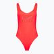 Nike Multi-Logo-Badeanzug für Damen in Karminrot