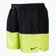 Herren Nike Split 5" Volley Badeshorts schwarz und grün NESSB451-312 2