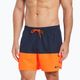 Herren Nike Split 5" Volley Badeshorts marineblau und orange NESSB451-822 5