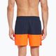 Herren Nike Split 5" Volley Badeshorts marineblau und orange NESSB451-822 7