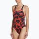Einteiliger Damen-Badeanzug Nike Multiple Print Fastback orange NESSC050-631 6