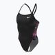 Damen-Badeanzug einteilig Nike Multiple Print Racerback Splice One schwarz NESSC051-001 6