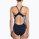 Damen Badeanzug einteilig Nike Multiple Print Racerback Splice One navy blau NESSC051-440 9