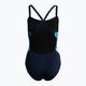 Damen Badeanzug einteilig Nike Multiple Print Racerback Splice One navy blau NESSC051-440 2