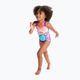 Speedo Digital bedruckter einteiliger Badeanzug für Kinder rosa-lila 8-0797015162 4