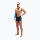 Herren Speedo Allover Digi V-Cut Schwimm-Boxershorts schwarz/blau 11