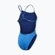 Speedo einteiliger Badeanzug Solid Vback servres blau 2