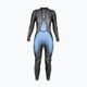 Triathlon neoprenanzug Damen HUUB Agilis Brownlee 3:3 schwarz-blau FRE33WS