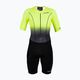Triathlonanzug Herren HUUB Commit Long Course Suit schwarz-gelb COMLCSFY
