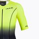 Triathlonanzug Herren HUUB Commit Long Course Suit schwarz-gelb COMLCSFY 3