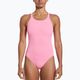 Nike Hydrastrong Solid Fastback einteiliger Badeanzug für Damen, rosa NESSA001-660 4