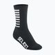 SELECT Gestreifte Socken schwarz