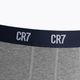 Herren CR7 Basic Trunk Boxershorts 3 Paar grau melange/weiß/navy 7