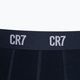 Herren CR7 Basic Trunk Boxershorts 3 Paar grau melange/weiß/navy 10
