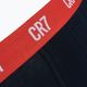 Herren CR7 Basic Trunk Boxershorts 3 Paar grau melange/rot/navy 11