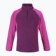 Kinder Ski-Sweatshirt Color Kids Fleece Pulli Striped violett-rosa 74769