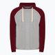 Sweatshirt für Männer Pitbull West Coast Hooded Small Logo grey/burgundy 7