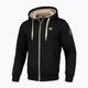 Herren Pitbull Zip Sherpa 2 Ruffin Sweatshirt mit Kapuze schwarz 4