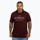 Pitbull West Coast Herren-T-Shirt Usa Cal burgunderrot