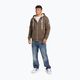 Herren Pitbull Zip Sherpa 2 Ruffin Kapuzensweatshirt braun 2