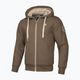 Herren Pitbull Zip Sherpa 2 Ruffin Kapuzensweatshirt braun 5