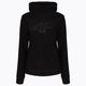 Damen 4F Fleece-Sweatshirt schwarz NOSH4-PLD352