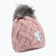 Damen Wintermütze Fera Swarovski Schneeflocke rosa 5.8.sn.ro