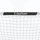 OneTeam One Fußballtor 300 x 200 cm aus verzinktem Stahl weiß/schwarz 5