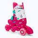 HUMBAKA Starjet LED Kinder Rollschuhe 3in1 rosa 17