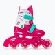 HUMBAKA Starjet LED Kinder Rollschuhe 3in1 rosa 18