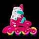 HUMBAKA Starjet LED Kinder Rollschuhe 3in1 rosa 2