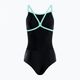 CLap Damen Badeanzug einteilig schwarz und blau CLAP101 2