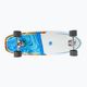 Surfskate Cutback Splash 34" weiß-blaues Skateboard CUT-SUR-SPL