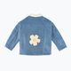KID STORY Kinderjacke Teddy Air blau Blumen 2