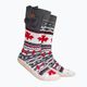 Glovii GQ4 weiß/rot/grau beheizte Hausschuhe mit Socken 2