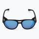 GOG Nanga mattschwarze / mehrfarbige weiß-blaue Sonnenbrille E410-2P 3