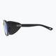 GOG Nanga mattschwarze / mehrfarbige weiß-blaue Sonnenbrille E410-2P 8