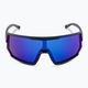 GOG Zeus mattschwarze/polychromatische weiß-blaue Sonnenbrille 3