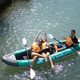 Aqua Marina Recreational Kayak grün Laxo-380 3-Personen aufblasbares 12'6″ Kajak 10