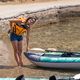 Aqua Marina Recreational Kayak grün Laxo-285 1-Personen 9'4″ aufblasbares Kajak 5