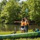 Aqua Marina Recreational Canoe grün Ripple-370 3-Personen aufblasbares 12'2  Kajak 8