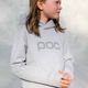 Kinder-Trekking-Sweatshirt POC 61609 Hood grey/melange 3