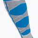 Damenskisocken X-Socks Ski Control 4.0 grau-blau XSSSKCW19W 3