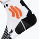 Men's X-Socks Run Speed Two 4.0 Laufsocken arktisch weiß/trick orange 4