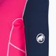 Damen-Trekking-Sweatshirt MMMUT Aenergy ML Half Zip Pull rosa und marineblau 3