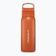Lifestraw Go 2.0 Stahl Reiseflasche mit Filter 700 ml kyoto orange
