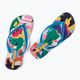 Flip-Flops Damen Ipanema Graffiti III beige/blue 3