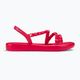 Damen Ipanema Meu Sol Flache Sandalen dunkelrosa / grün 2