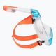 Vollgesichtsmaske zum Schnorcheln SEAC Libera blue clear/orange 3