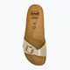 Slides Schlappen  Damen Scholl Estelle Patsynth Beige 5